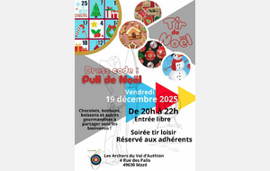 Soirée tir loisirs de Noël