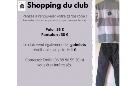 Shopping du club