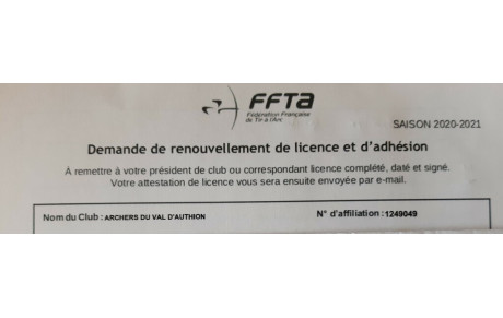 Licence 2021